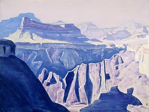 Blue temples (Grand Canyon, Arizona) by Nicholas Roerich