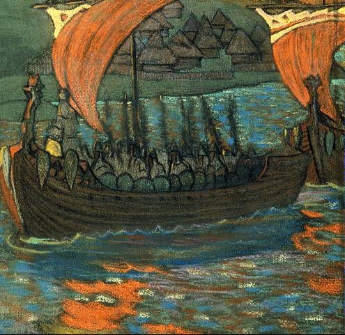 Boats by Nicholas Roerich