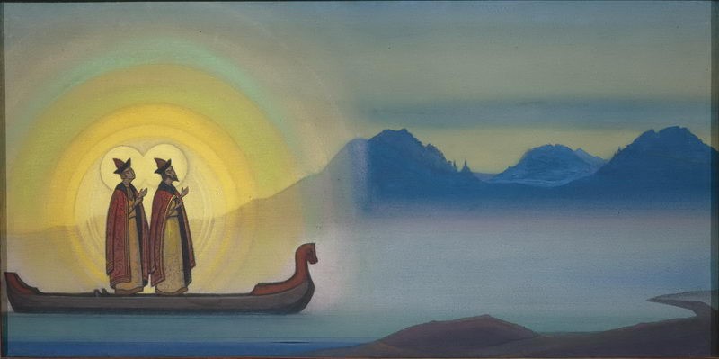 Boris and Gleb by Nicholas Roerich
