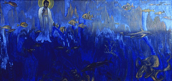 Buddha Investigator by Nicholas Roerich