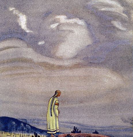 By the edge by Nicholas Roerich