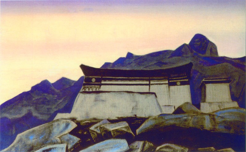Castle of King Gesar by Nicholas Roerich