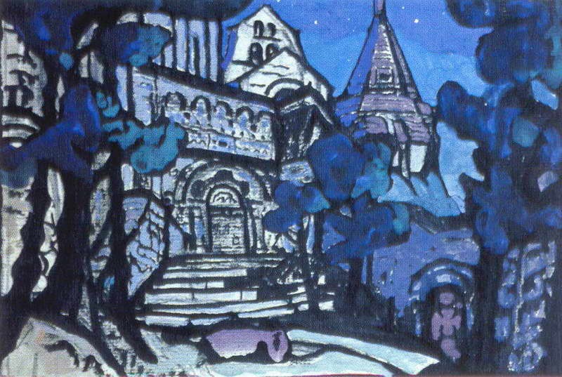 Castle of King Mark by Nicholas Roerich