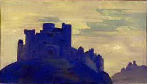 Castle. The Doomed City. by Nicholas Roerich