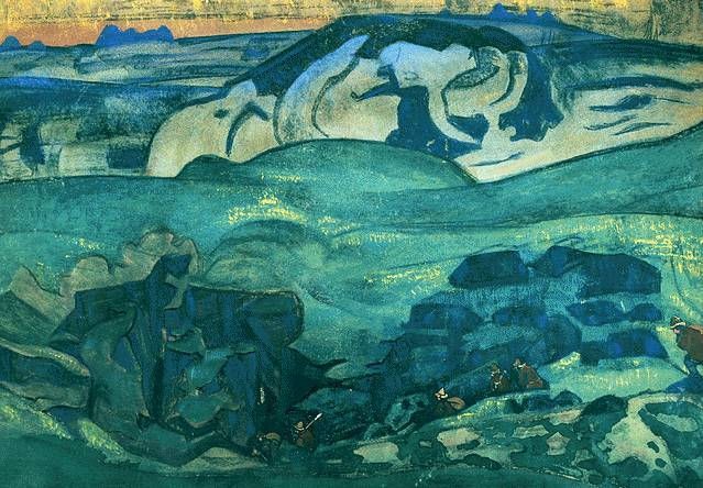 Chud has gone under the ground by Nicholas Roerich