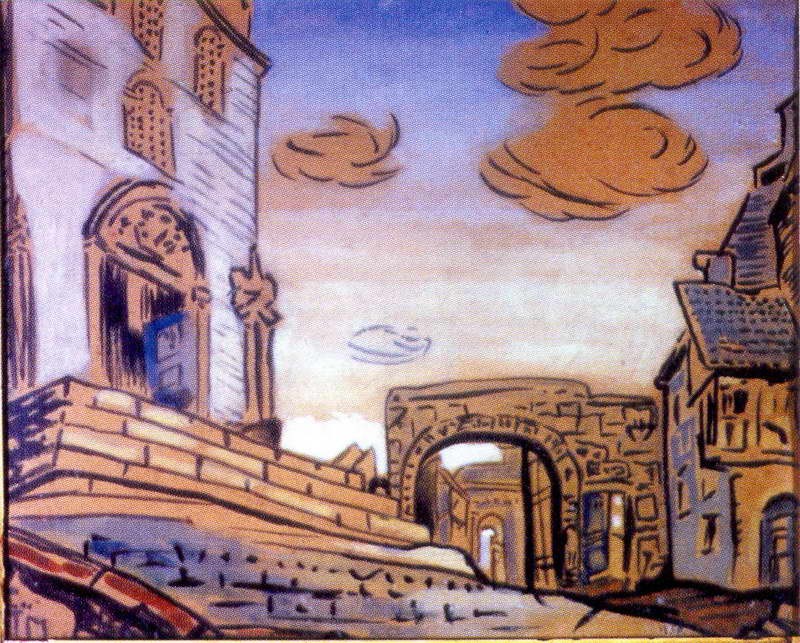 City by Nicholas Roerich