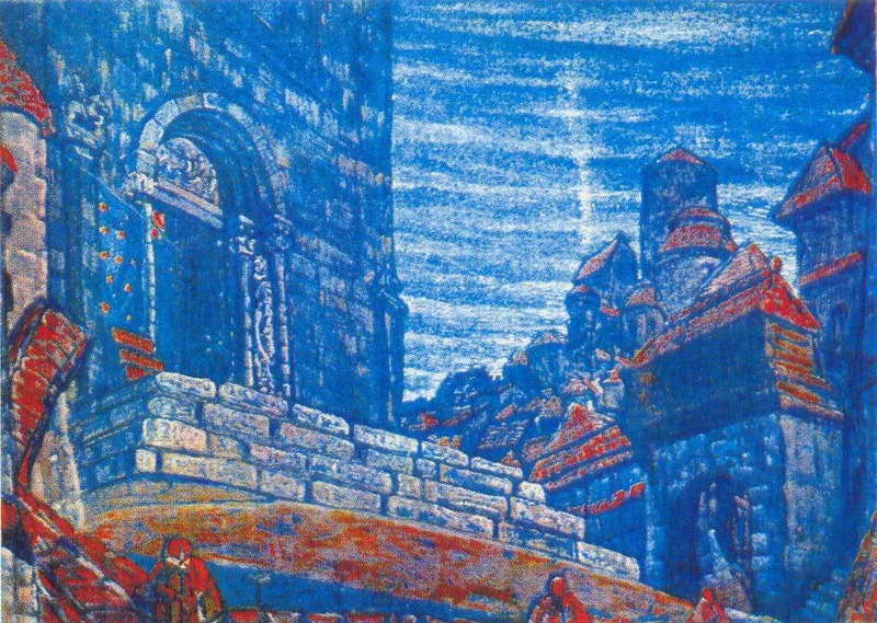 City by Nicholas Roerich
