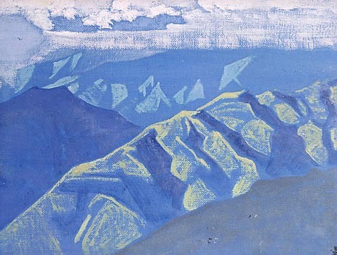 Clear evening by Nicholas Roerich