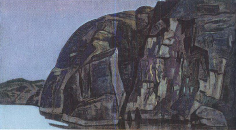 Cliff by Nicholas Roerich
