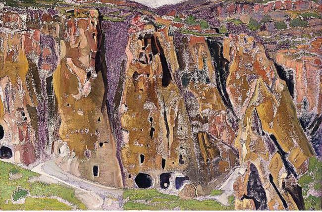 Cliff dwellings (Arizona) by Nicholas Roerich