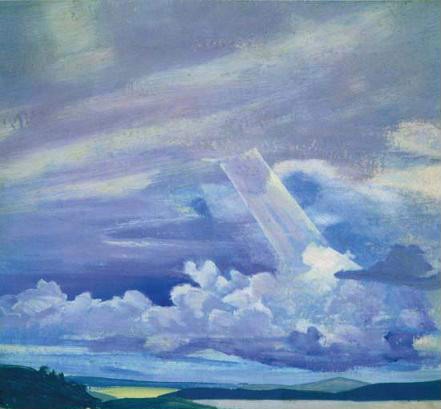 Clouds above the expanses by Nicholas Roerich
