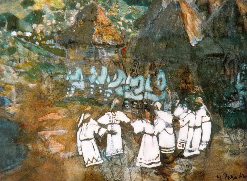 Dancing (Horovod) by Nicholas Roerich