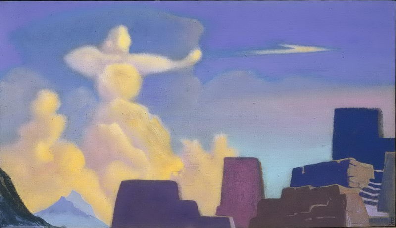 Defender. Cloud-archer. by Nicholas Roerich
