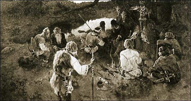 Elders Gathering by Nicholas Roerich