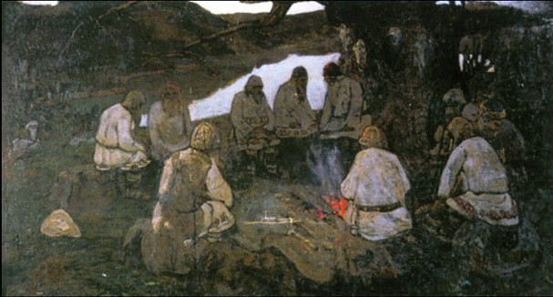 Elders Gathering by Nicholas Roerich