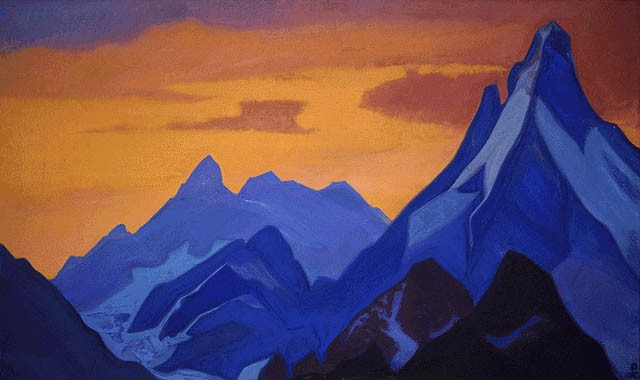 Evening by Nicholas Roerich