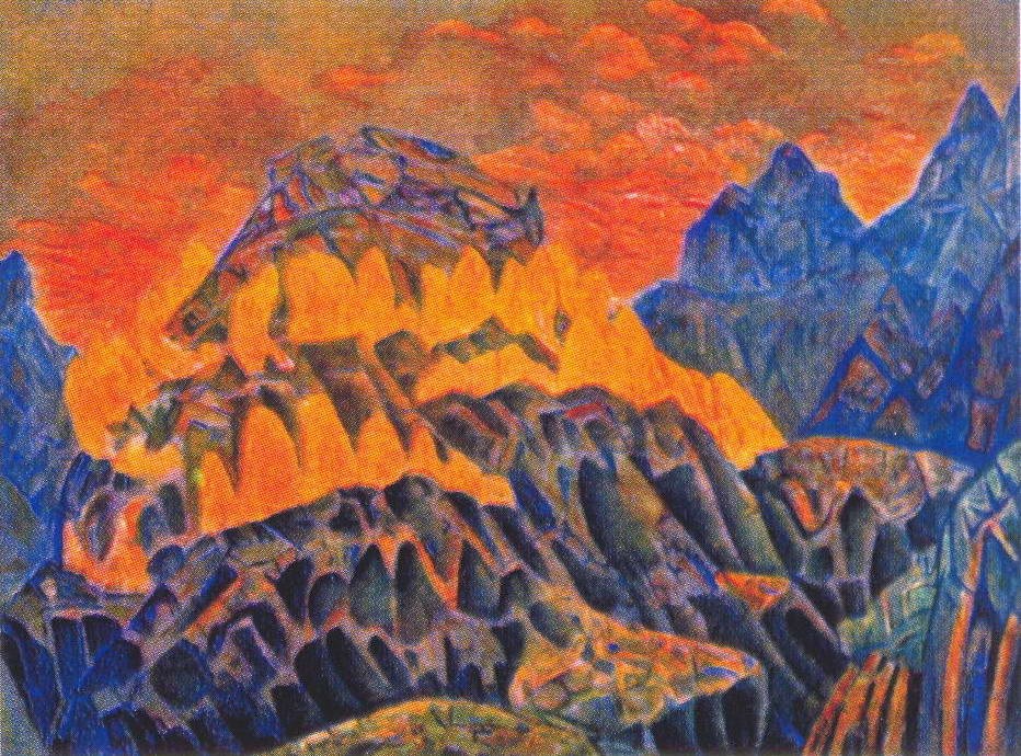 Fire paternoster by Nicholas Roerich