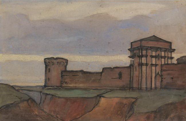 Fortress by Nicholas Roerich