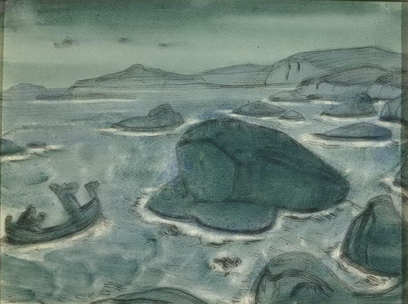 Giantess Krimgerd by Nicholas Roerich