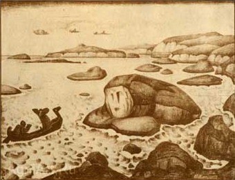 Giantess Krimgerd by Nicholas Roerich