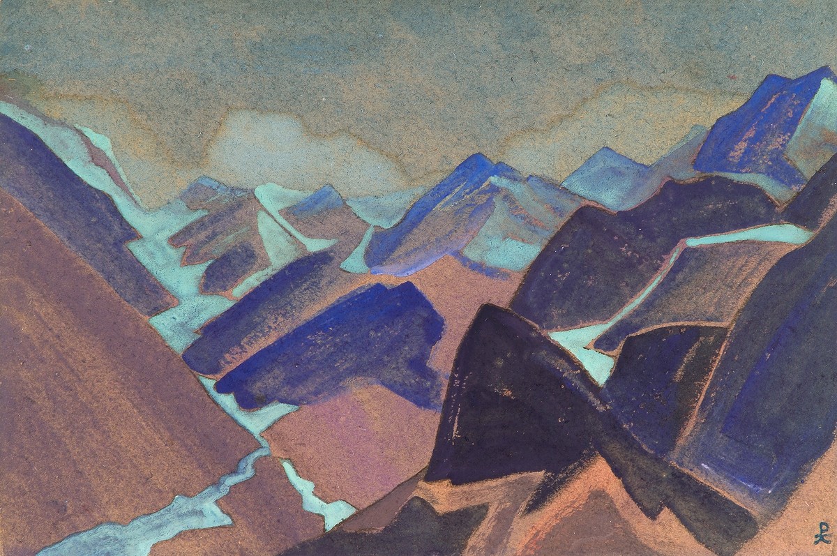 Glaciers of Lahaul by Nicholas Roerich