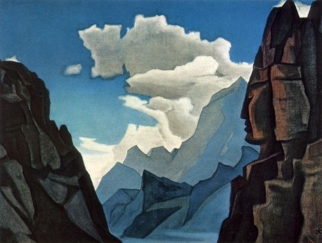 Great spirit of Himalayas by Nicholas Roerich