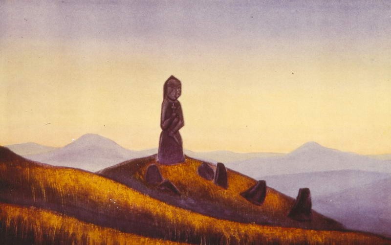 Guardian of desert by Nicholas Roerich