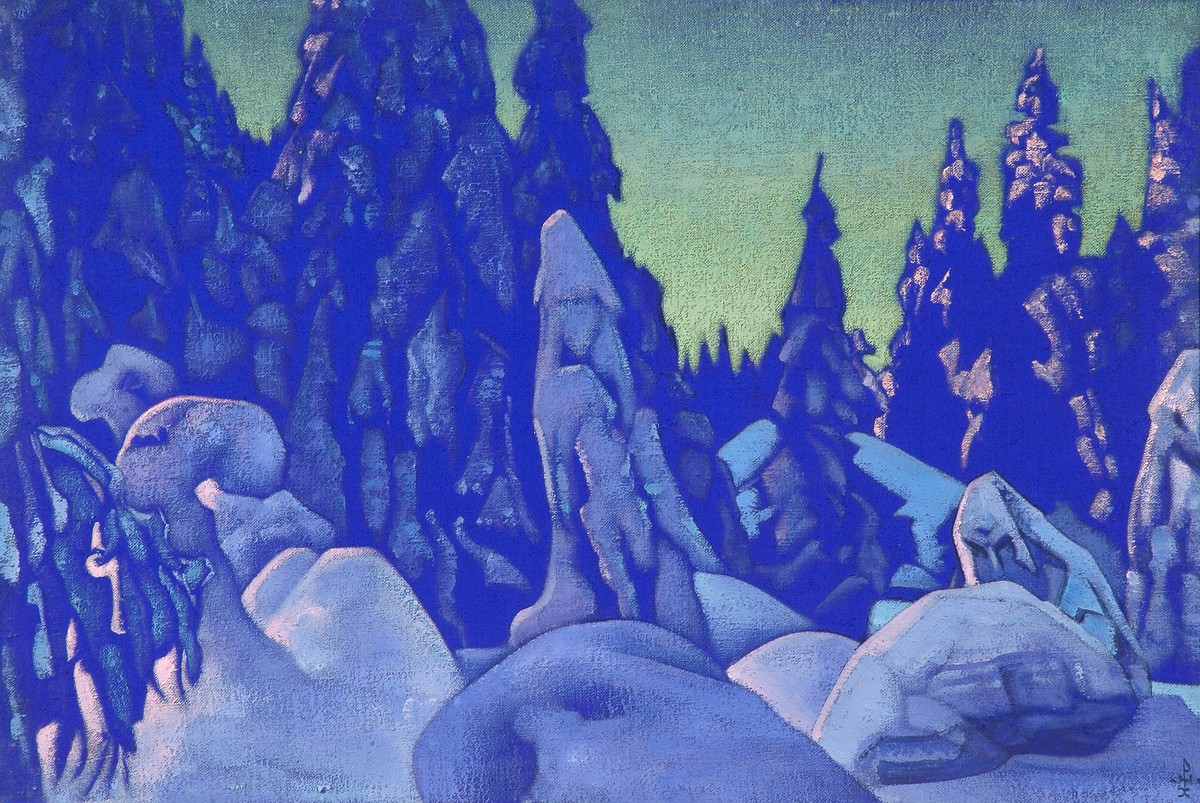 Guardians of the snow by Nicholas Roerich
