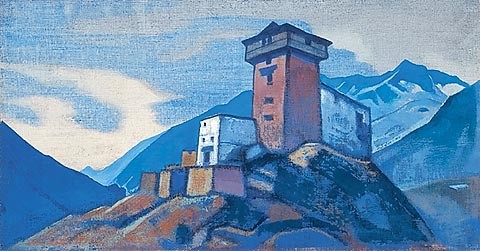 Gundlach. Residence of Thakur. by Nicholas Roerich
