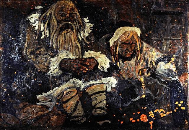 Hearth by Nicholas Roerich