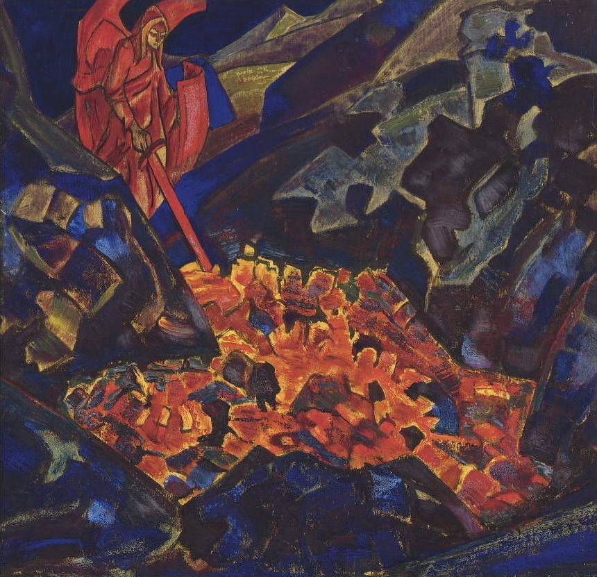 Heat of the Earth by Nicholas Roerich