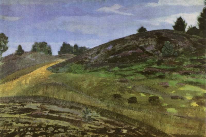 Hills by Nicholas Roerich