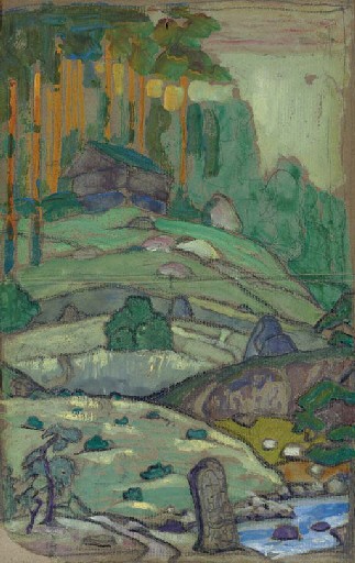 Hills by Nicholas Roerich