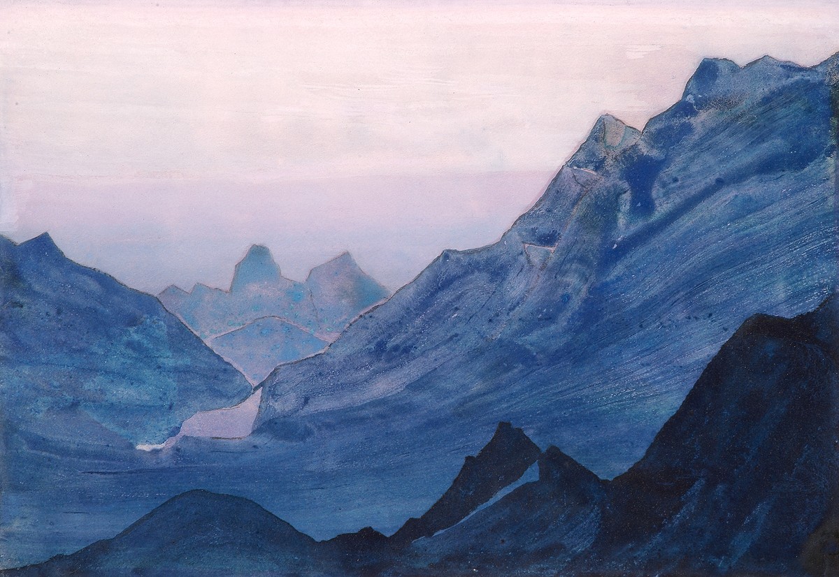 Himalayas (study) by Nicholas Roerich