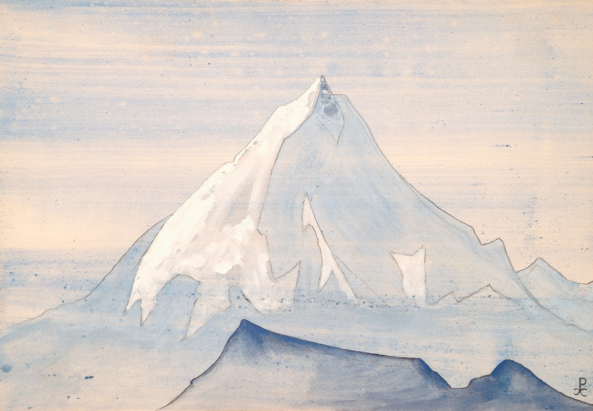 Himalayas (study) by Nicholas Roerich