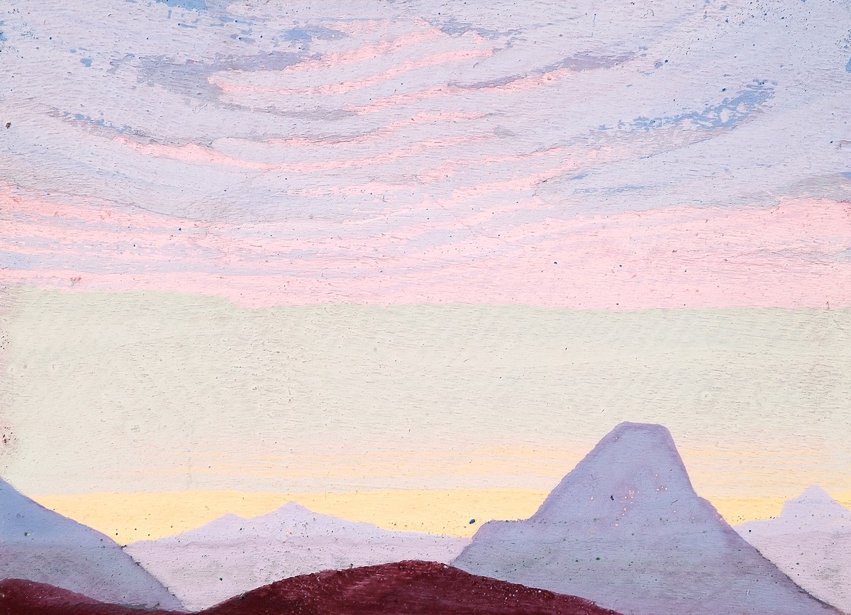 Himalayas (study) by Nicholas Roerich