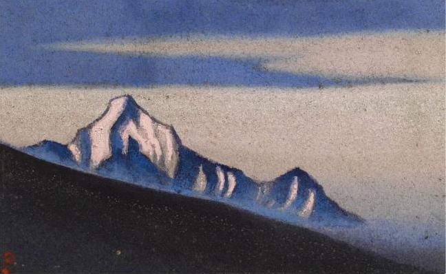 Himalayas (study) by Nicholas Roerich