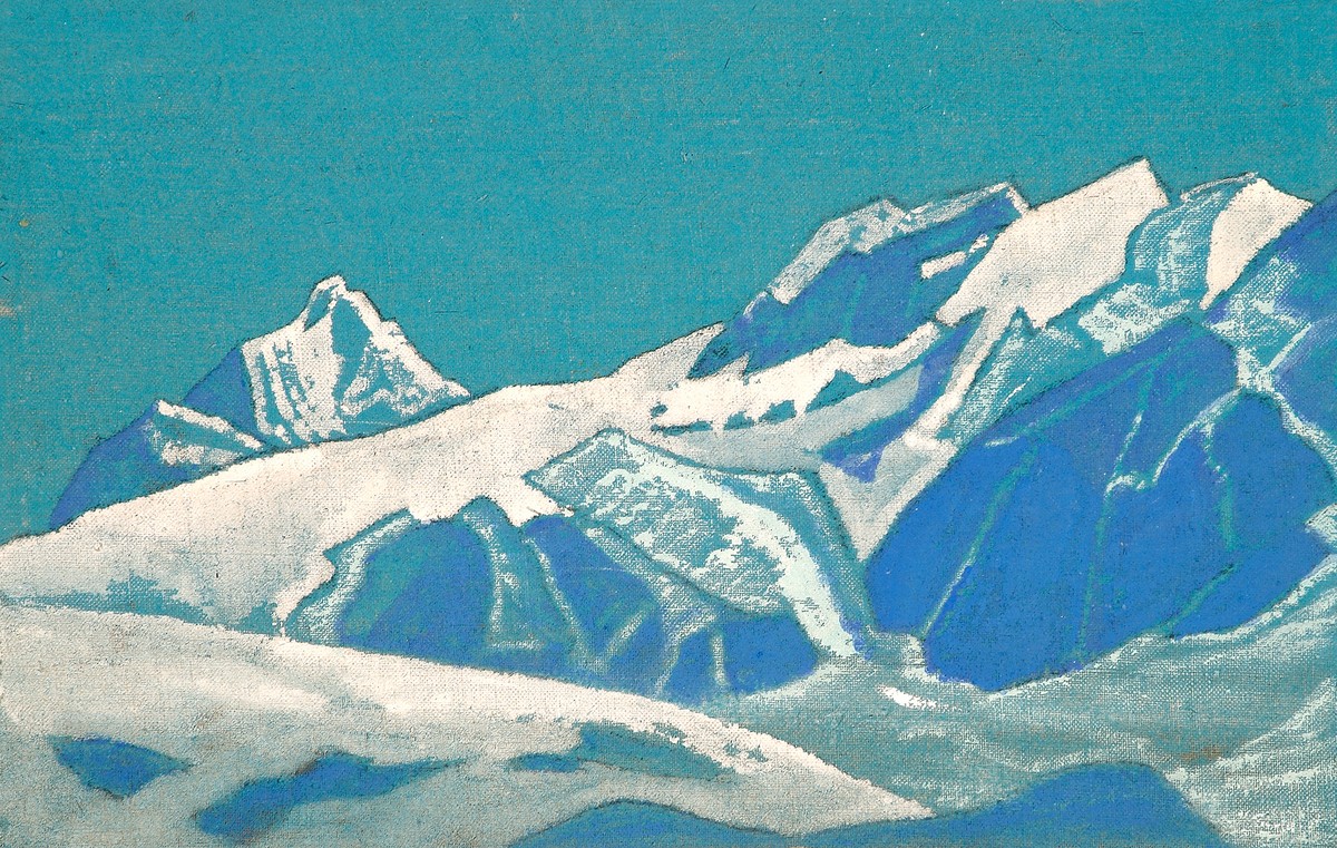 Himalayas (study) by Nicholas Roerich
