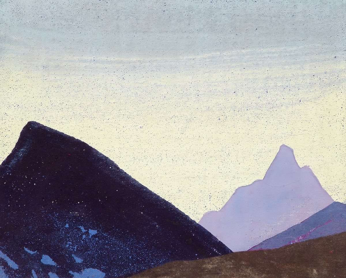 Himalayas (study) by Nicholas Roerich