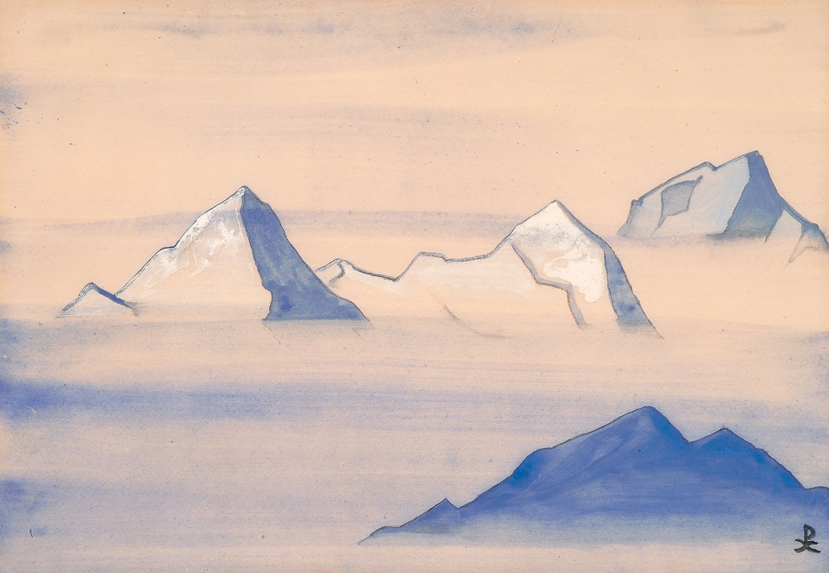 Himalayas (study). Holy Himalayas by Nicholas Roerich