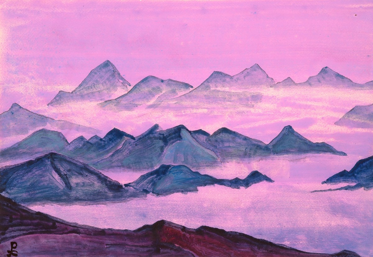 Himalayas (study). Holy Himalayas by Nicholas Roerich