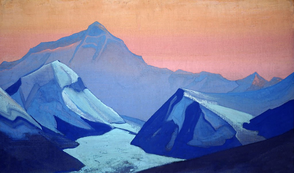 Himalayas. Everest. by Nicholas Roerich