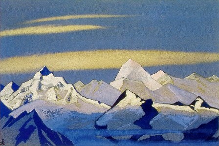 Himalayas. Everest. by Nicholas Roerich