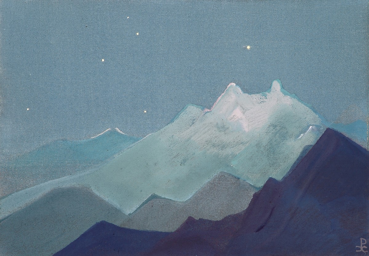 Himalayas. Moon mountains. by Nicholas Roerich