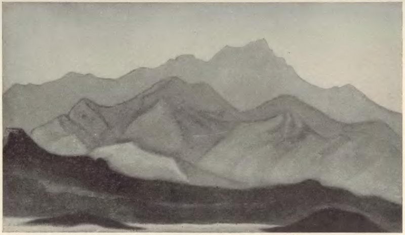 Himalayas. Morning. by Nicholas Roerich