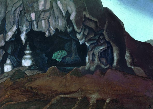 Holy cave by Nicholas Roerich