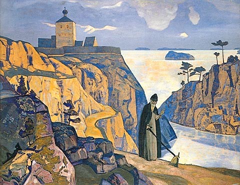 Holy lake by Nicholas Roerich