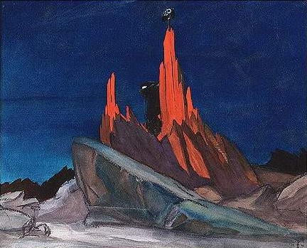 Hommage to Saint John the Baptist by Nicholas Roerich