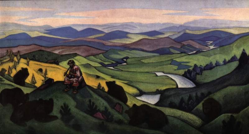 Human ancestors by Nicholas Roerich