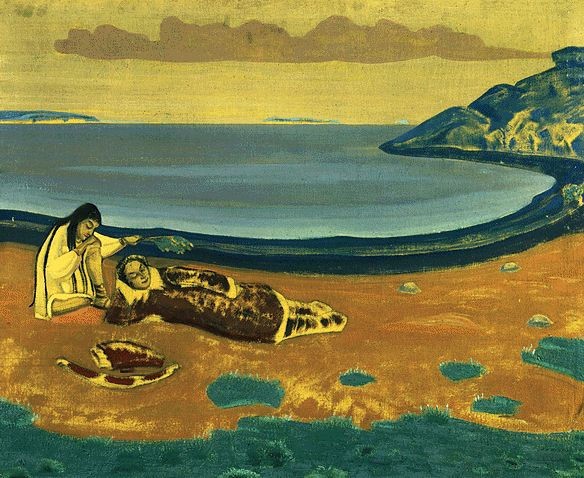 Hunter's dream by Nicholas Roerich